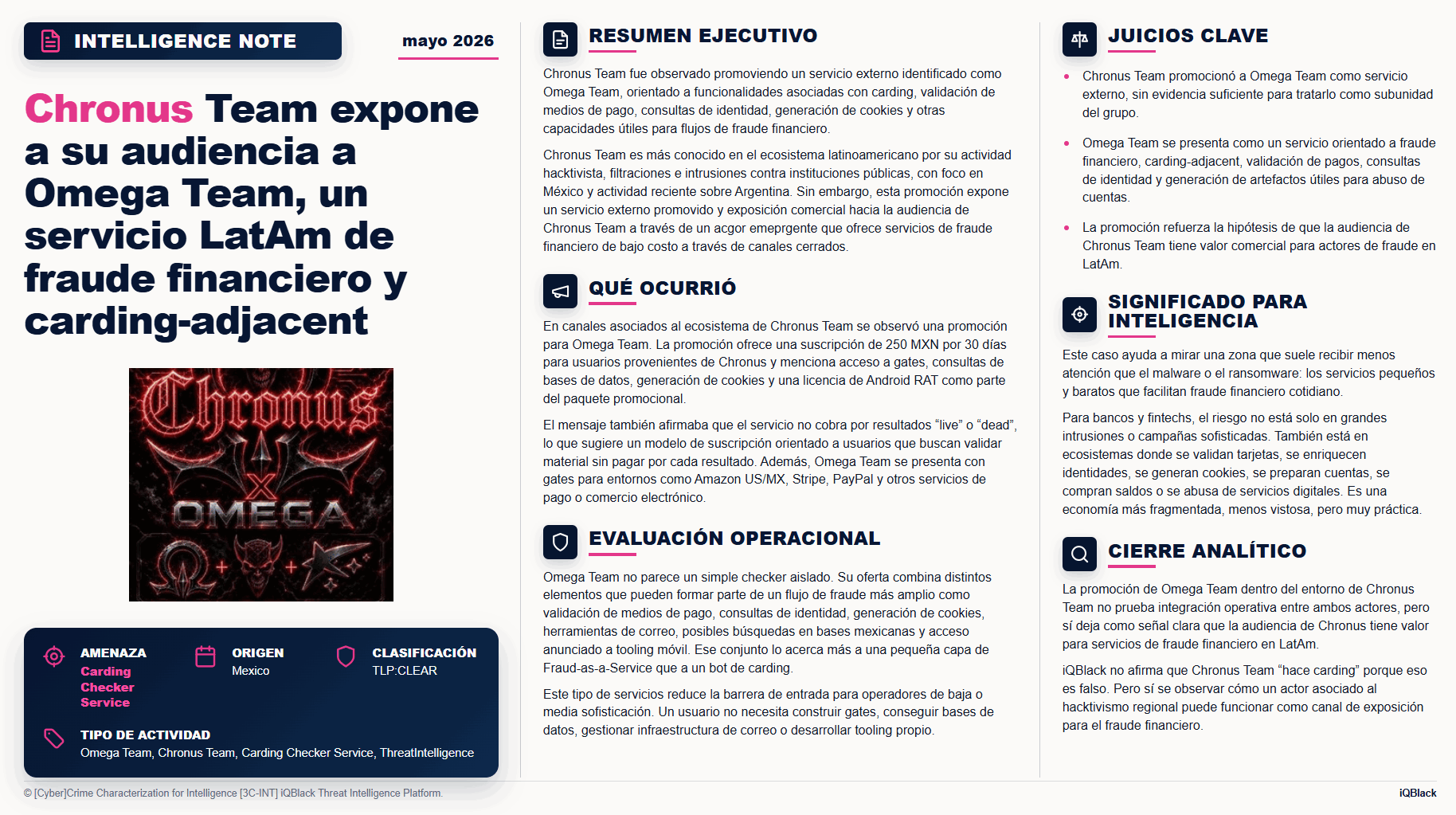 Descargar flash de inteligencia en PDF