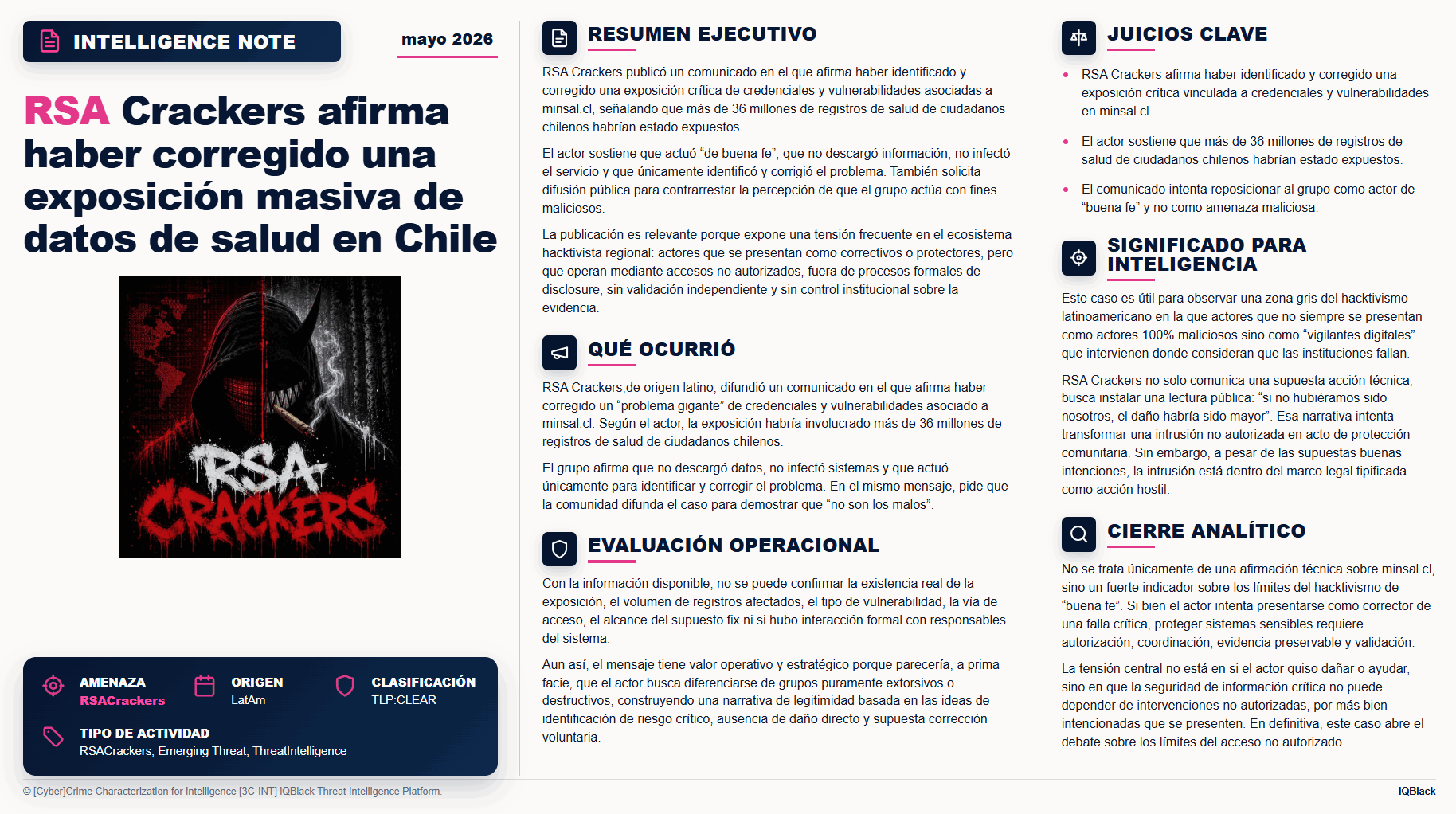 Descargar flash de inteligencia en PDF