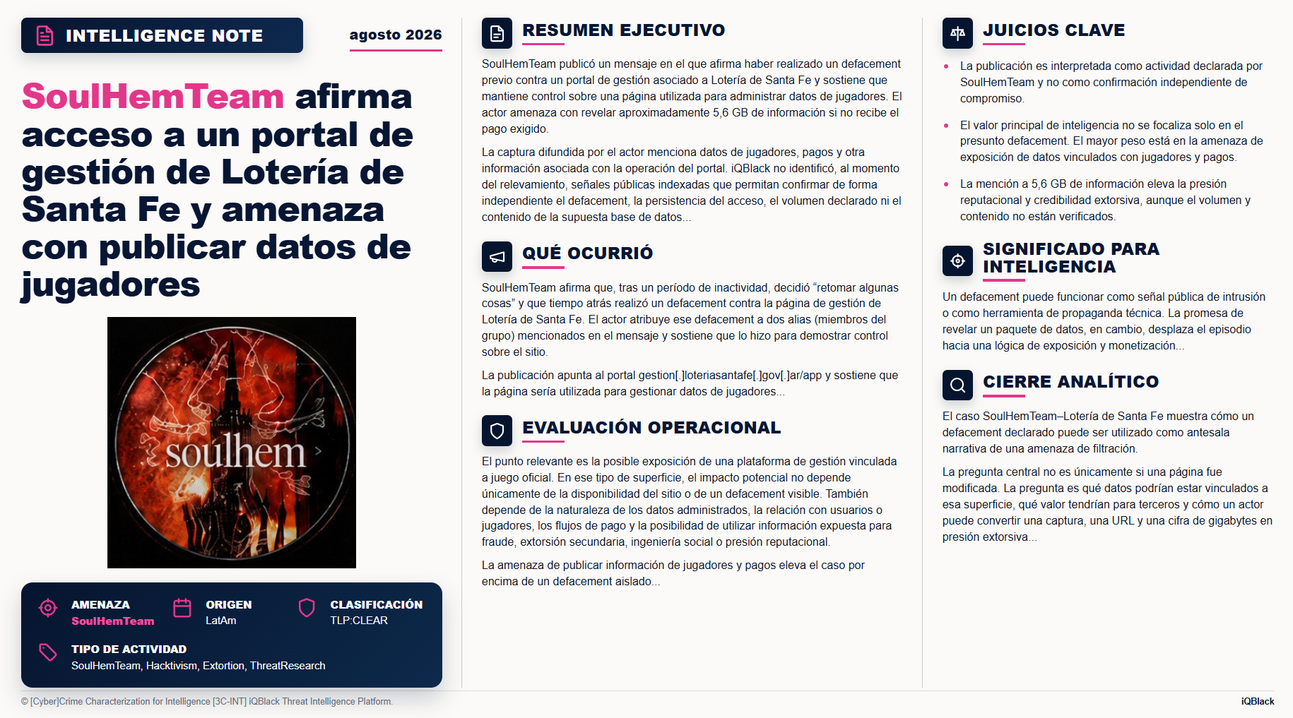 Descargar flash de inteligencia en PDF